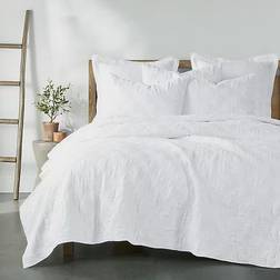 Levtex Home Washed Linen Quilts White