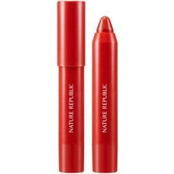 Nature Republic By Flower Eco Crayon Lip Velvet #04 Chilli Red