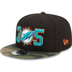 New Era Miami Dolphins Three Zero Five 9FiftySnapback Cap - Black