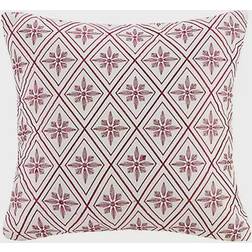 N Natori Cherry Blossom Complete Decoration Pillows Red, Multicolour (40.64x40.64cm)