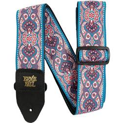 Ernie Ball Jacquard Polypro Guitar Strap Pink Paisley