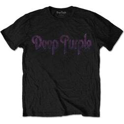 Deep Purple: Unisex T-Shirt/Vintage Logo (X-Large)