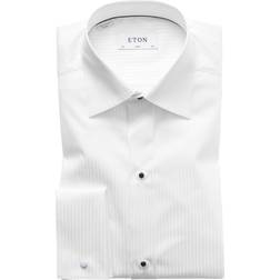 Eton Satin Tuxedo Shirt Slim Fit - White
