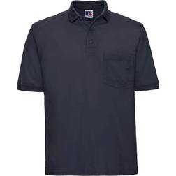 Russell Athletic Workwear Mens Heavy Duty Short Sleeve Polo Shirt (Black)