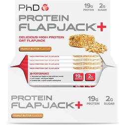 PhD Nutrition Flapjack+ De Proteínas Mantequilla De Cacahuete - 12 Barritas