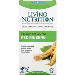 Living Nutrition Fermented Red Ginseng 60 Caps