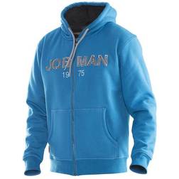 Jobman Vintage Hoodie Logo Blå/MGrå