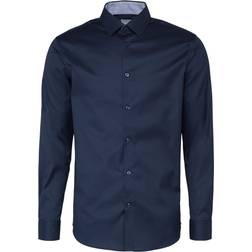 Selected Mark Long Sleeve Shirt - Navy