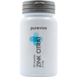 Pureviva Zink Citrat 8mg 90 stk