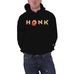 Pullover Hoodie Honk Letters Cuff Print - Unisex