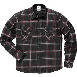Fristads Kansas Flanellhemd Langarm - Schwarz