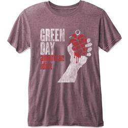 Green Day Day: Unisex T-Shirt/American Idiot (Burnout) (X-Large)
