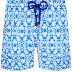 Vilebrequin Moorea Ikat Medusa Swim Shorts - White/White