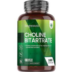 WeightWorld Bitartrato De Colina 714 mg 180 Capsulas