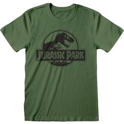 Jurassic Park Jurassic Park T-shirt Logo - Grøn