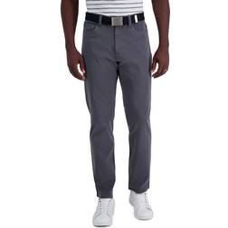 Haggar Men's The Active Series City Flex 5-Pocket Slim-Straight Pants, 36X29, 36X29