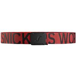Snickers Workwear Logo Belt - Chili Red/Black