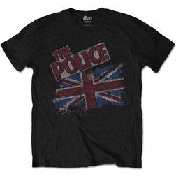 Heren T-shirt - Vtge Flag/Zwart