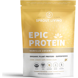 Sprout Living Epic Organic Plant Protein Vanilla Lucuma 16 oz