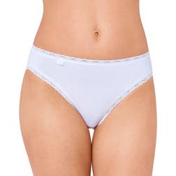 Sloggi Braga Tai De Algodón Para Mujer 24/7 Lace - Noir