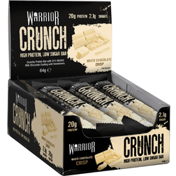 Warrior Crunch Bar Hvid Chokolade Sprød 12 Barer
