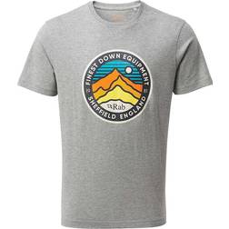 Rab Stance Peaks Mens Short Sleeve T-Shirt Marl