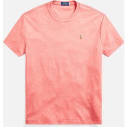 Polo Ralph Lauren – t-shirt i pimabomull med klassisk logga-Pink