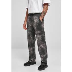 Urban Classics Tye Dyed Black Bird Pantalons de Jogging - Gris