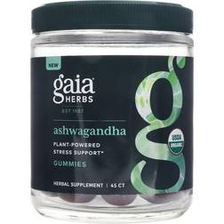 Gaia Herbs Ashwagandha Plant-Powered Stress Support Gummies 45 Gummies