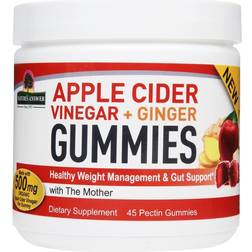 Nature's Answer Apple Cider Vinegar Ginger Gummies 45 Gummies