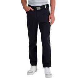 Haggar Men's The Active Series City Flex 5-Pocket Slim-Straight Pants, 33X30, 33X30