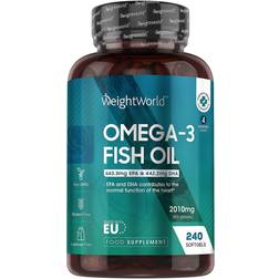 WeightWorld Omega 3 Fish Oil 2000mg 240 Stk.