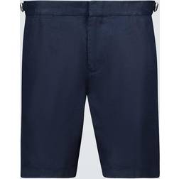 Orlebar Brown Norwich Slim-Fit Linen Shorts - Blue