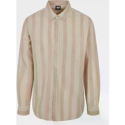 Urban Classics Camisa Striped - Vert