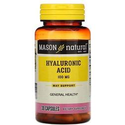 Mason Natural Hyaluronic Acid, 100 mg, 30 Capsules