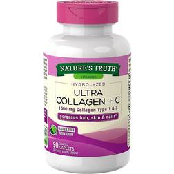 Nature's Truth Hydrolyzed Collagen Type I & III Vitamin C, 3000mg 90 ct False