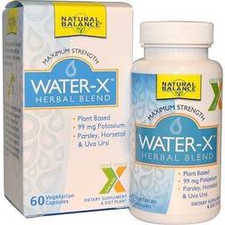 Natural Balance Water-X, Herbal Blend, Maximum Strength, 60 VegCaps 60