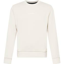 Calvin Klein Interlock Micro Logo Sweatshir Stony Beige Male