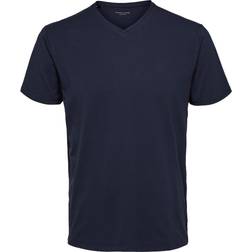 Selected Slhnewpima Ss V-Neck Tee B Noos