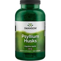 Swanson Psylliumskaller 610 mg 300 Kapsler