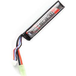 ActionSportGames LiPo 7.4V 1300mAh 15C Stock Tube