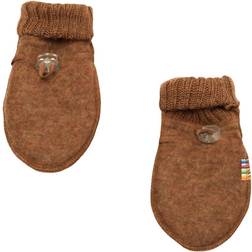 Joha Caramel Melange Merino Mittens (1,5-2 Years) Gloves and mittens (1,5-2 years)