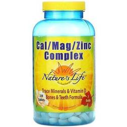 Nature's Life Cal Mag Zinc Complex 250 Tablets