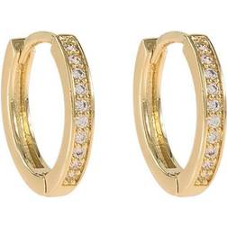 Snö of Sweden Elaine Small Ring Earring - Gold/Transparent