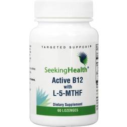 Seeking Health Active B12 with L-5-MTHF - 60 Lozenges 60 stk