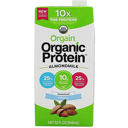 Orgain 274937 32 oz. Milk Almond Organic Unweetened Vanilla