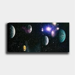 CANVASTAVLA YTY Outer Space Flerfärgad 120x50 cm Tavla