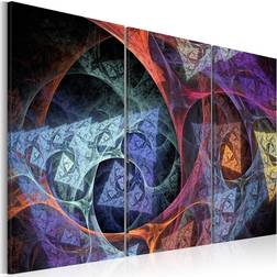 Arkiio Mysterious colors abstraction 120x80 Tavla