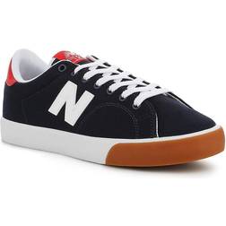 New Balance Men's 210 Pro Court in White/Black Leather