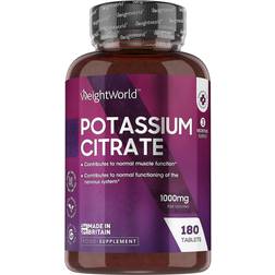 WeightWorld Citrato De Potasio 1460 mg 180 Tablets